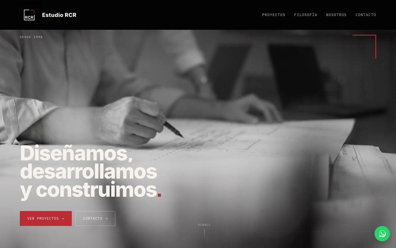 RCR: Inicio del sitio